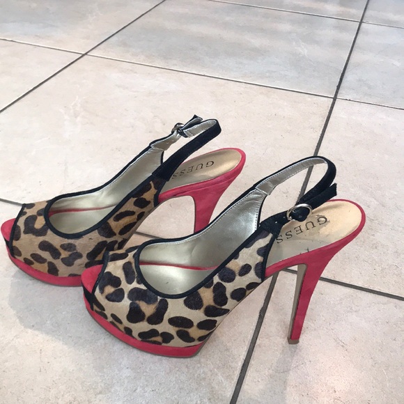 Guess Shoes - Guess Leopard high heels 👠